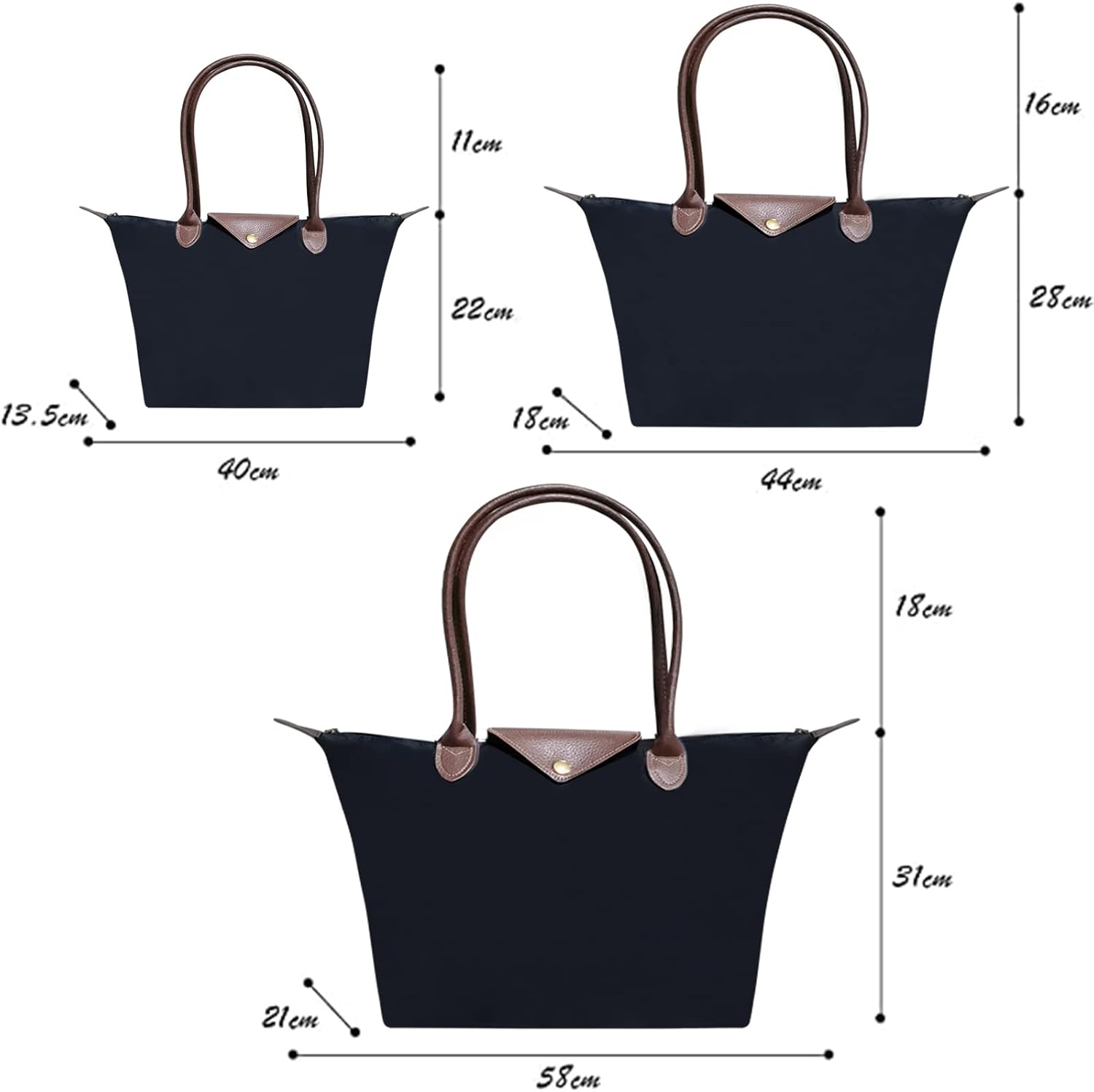 Women's Tote Bag,Large Capacity Shoulder Handbags for Ladies,Tote Shopping Bag with Zip and Top Handle Waterproof Crossbody Schoolbag for Work,Travel,School,Office