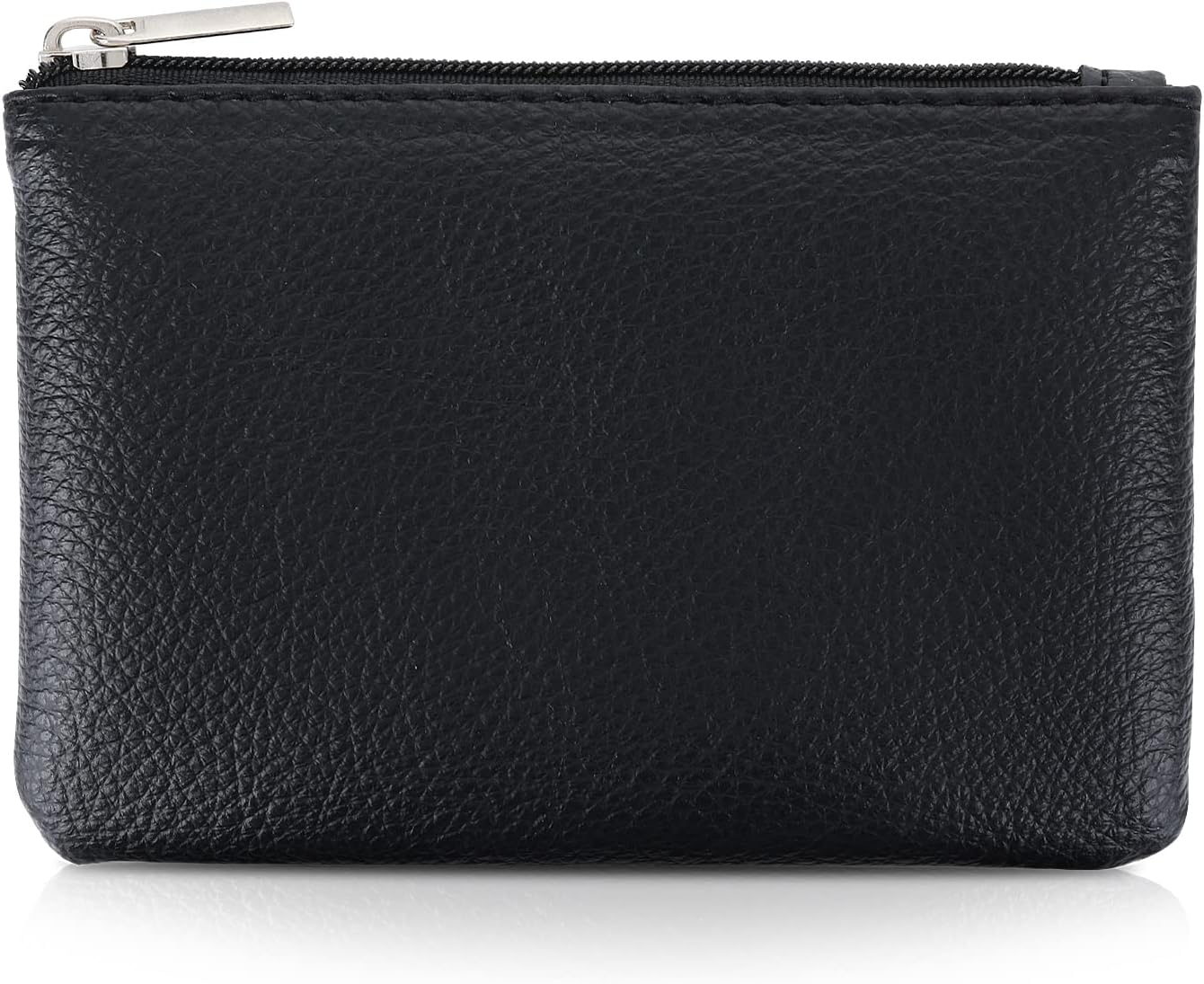 TIESOME Coin Purse, PU Lychee Pattern Zipper Coin Purse Portable Coin Purse Mini Change Wallet for Women Coin Pocket Mini Money for Women Credit Card ID Key Headset Lipstick